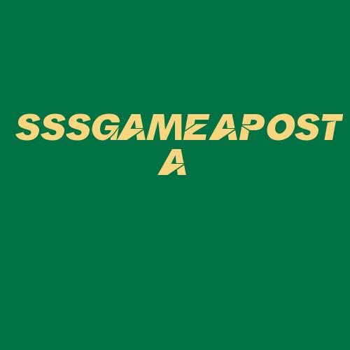 Logo da SSSGAMEAPOSTA